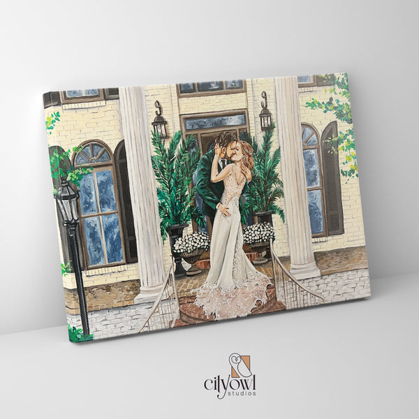 Acrylic Wedding Portrait
