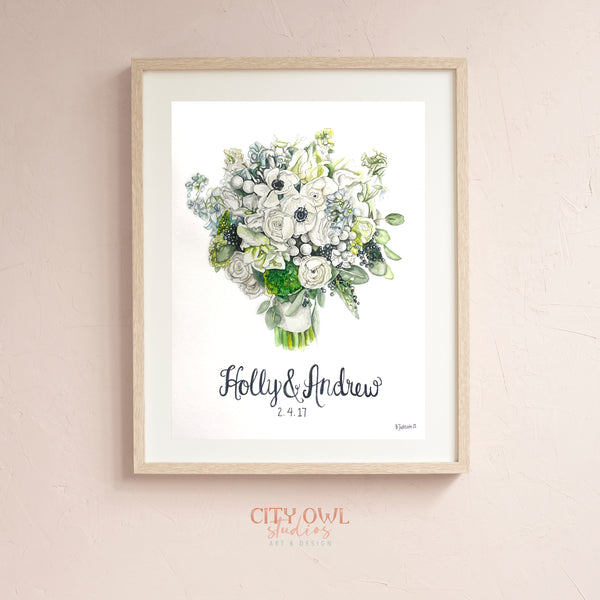 Wedding Bouquet Portrait