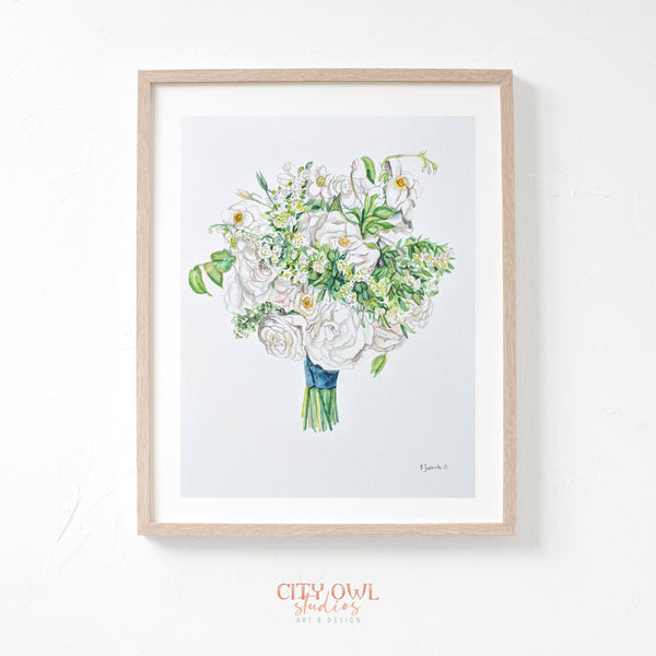 Wedding Bouquet Portrait