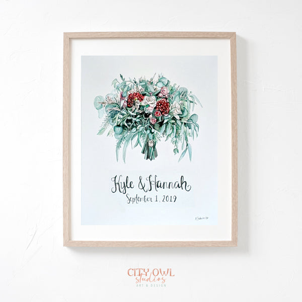 Wedding Bouquet Portrait