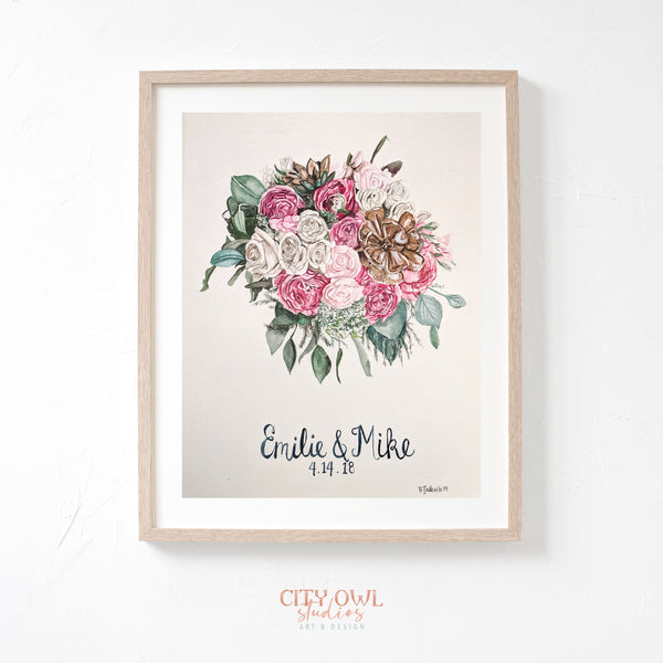 Wedding Bouquet Portrait