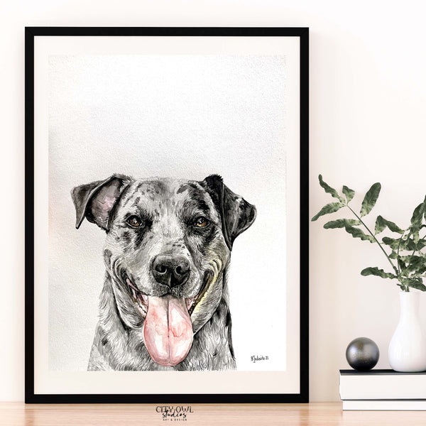 Peekaboo Pet Portrait