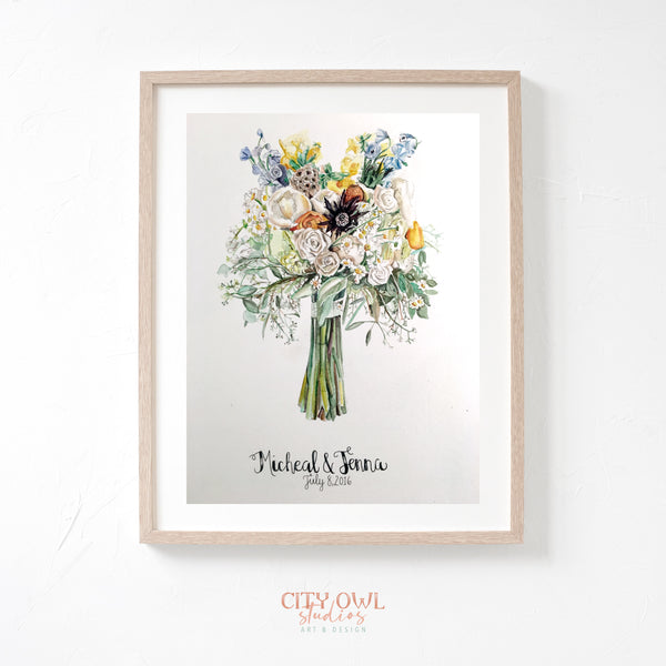 Wedding Bouquet Portrait