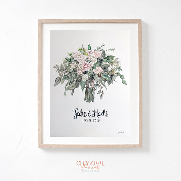 Wedding Bouquet Portrait