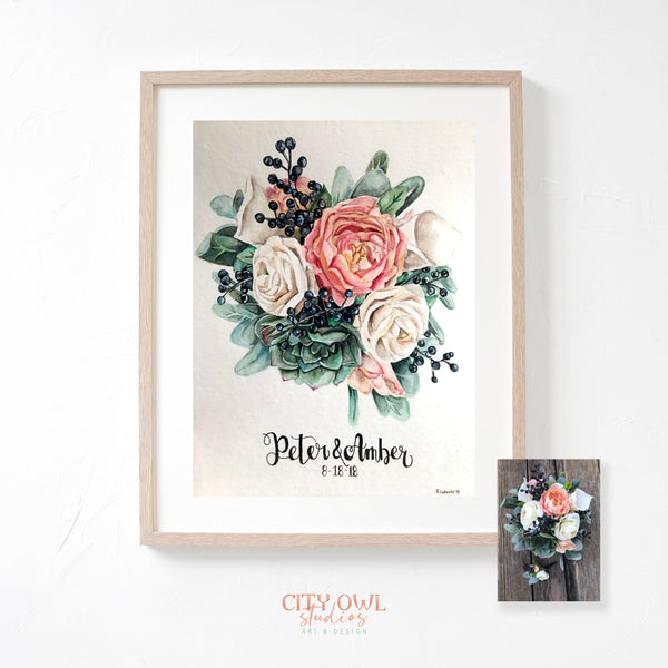 Wedding Bouquet Portrait