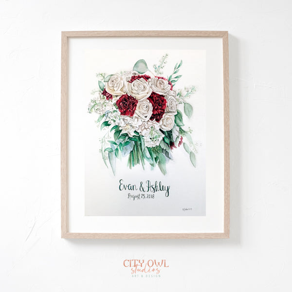 Wedding Bouquet Portrait