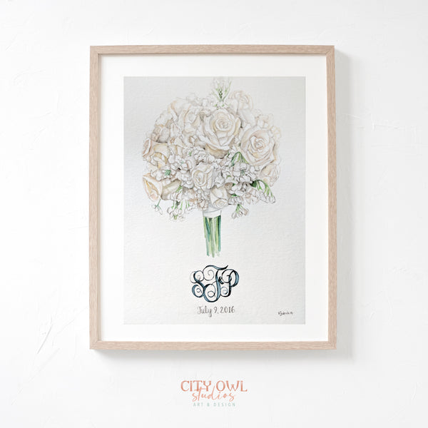 Wedding Bouquet Portrait