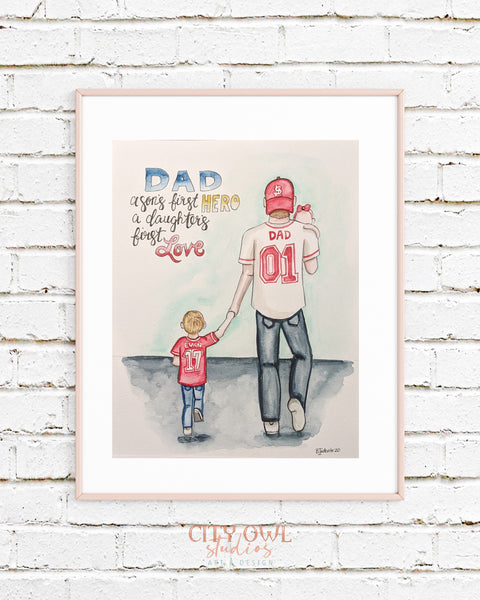 Father's Day Back Facing