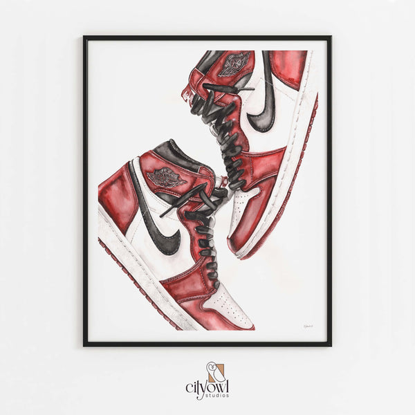 Jordan Shoes Print