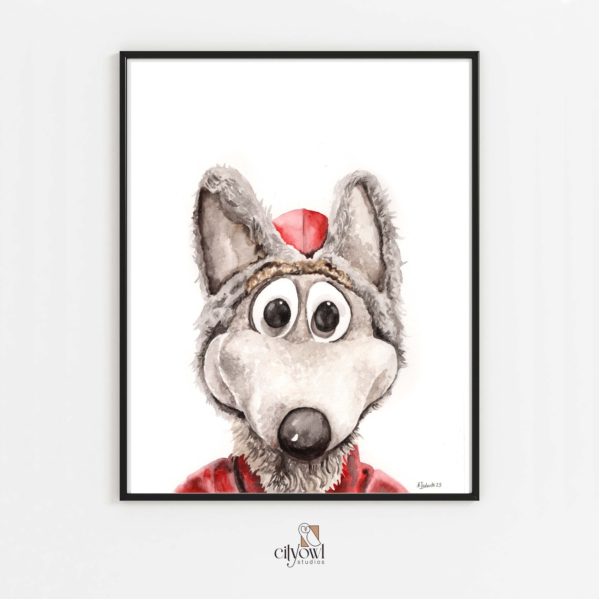 Mascot Print - KC Wolf